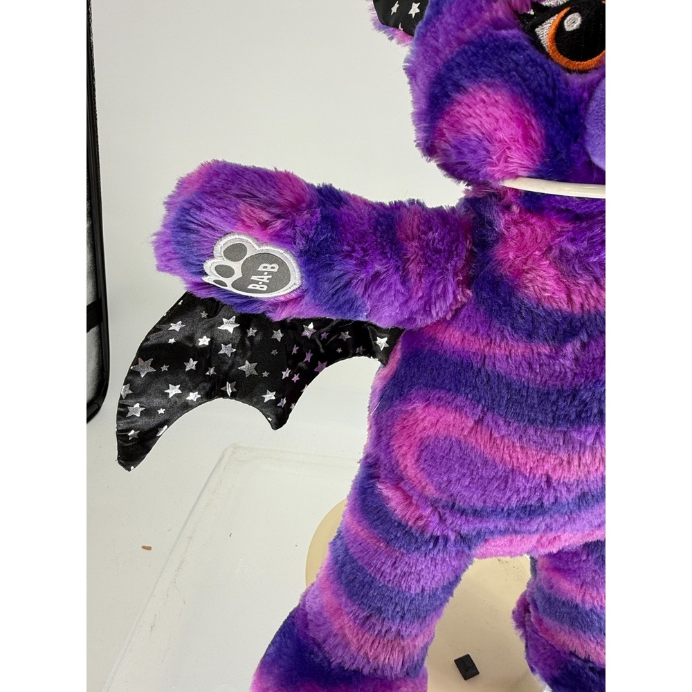 Build A Bear Purple Starry Night Vampire Bat 18" Retired Plush Stuffed Animal - Picture 2 of 5